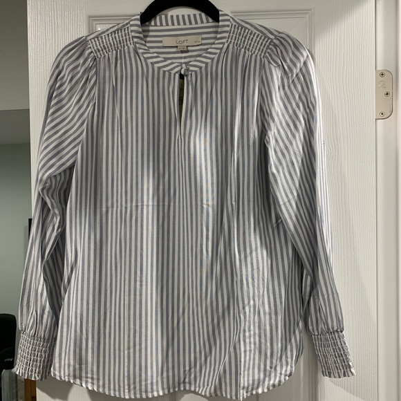 NWT loft stripped blouse - Picture 3 of 7